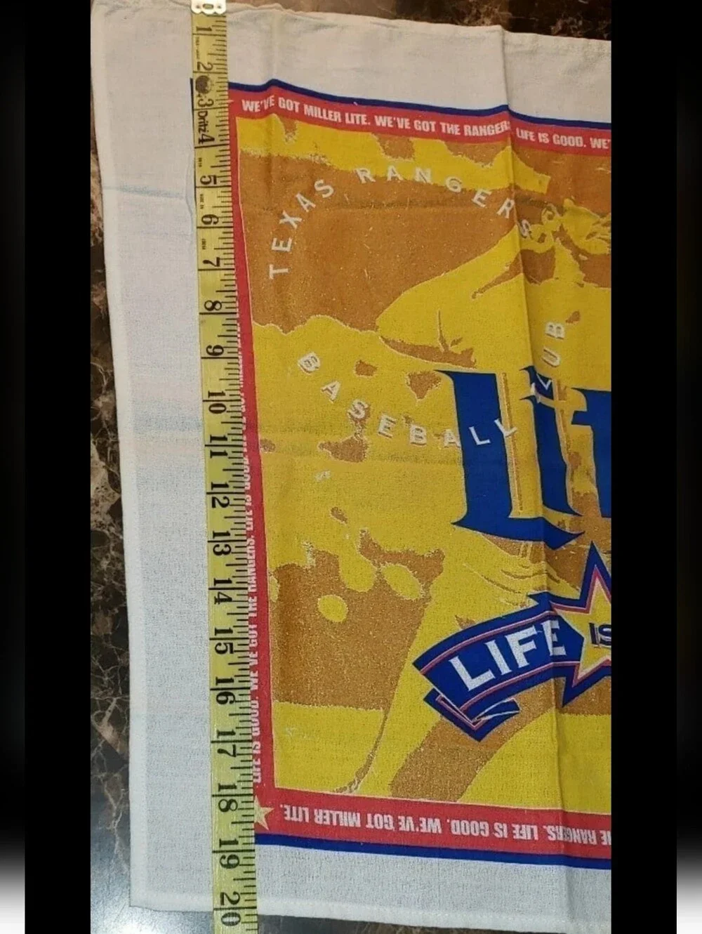 VTG 1990's Texas Rangers/Miller Lite 